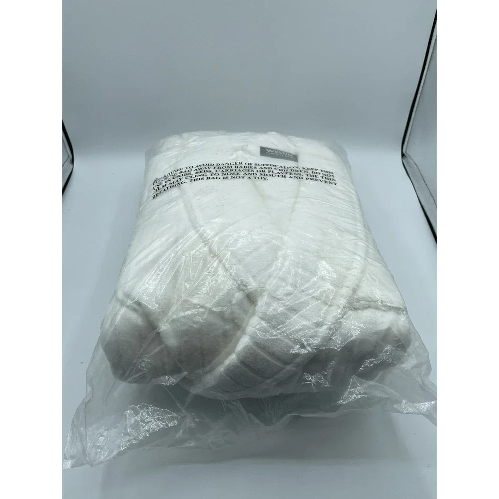 Westin Marriott Hotel Luxury Bath Robe, Heavenlybath, One Size Fit Most, White - Picture 6 of 7